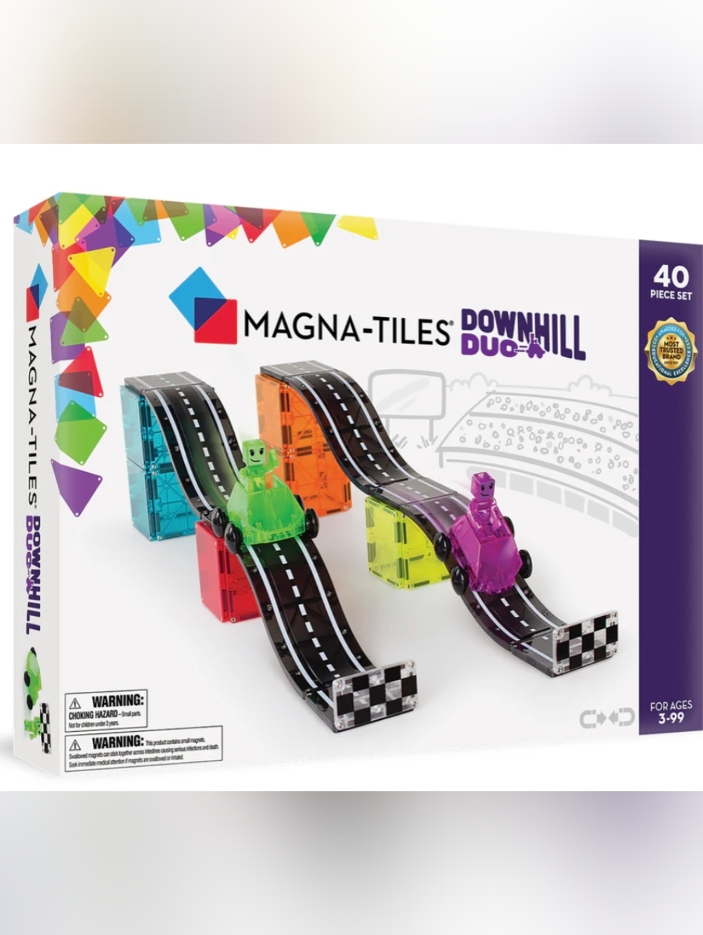 Magna-tiles Downhill Duo 40 piece set